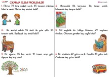 TEK İŞLEMLİ ÇIKARMA İŞLEMİ PROBLEMLERİ -1