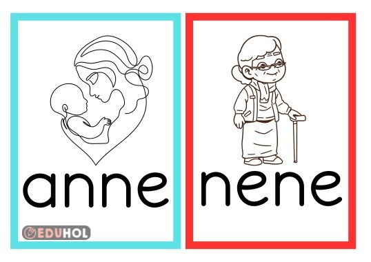 anne ve nene pano görseli