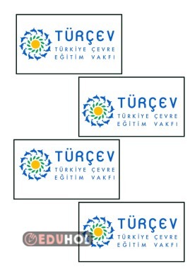 TÜRÇEV GÖRSELİ DEFTERE YAPIŞTIRMA