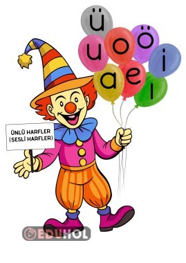 ÜNLÜ HARFLER   A4 BOYUTUNDA