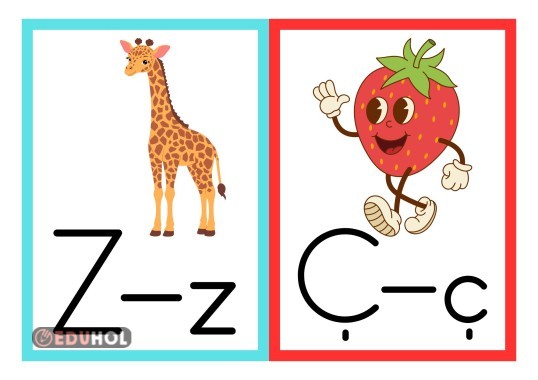 Z VE Ç SESLERİ PANO GÖRSELİ