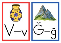 V ve Ğ SESLERİ PANO GÖRSELİ