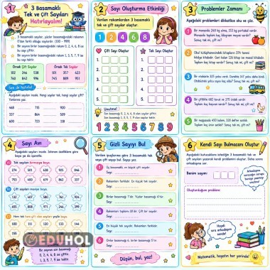3.SINIF TEK VE ÇİFT SAYILAR BOL ETKİNLİK