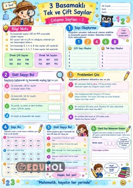 3.SINIF TEK VE ÇİFT SAYILAR ETKİNLİK