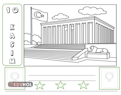 10 Kasım şiir yazma ve boyama etkinliği