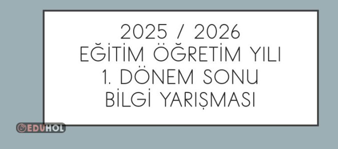 Son hafta bilgi yarışması etkinliği