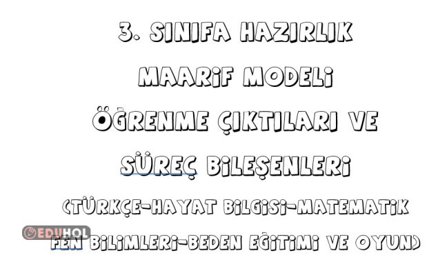 Türkçe öğrenme çıktıları (3. sınıfa hazırlık)