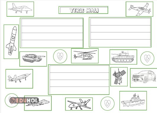 YERLİ MALI HAFTASI ŞİİR YAZMA VE GÖRSEL BOYAMA