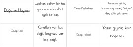 Dönem Sonu Etkinlikleri Bilmeceler