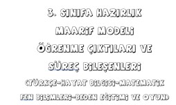 Fen bilimleri öğrenme çıktıları (3. sınıfa hazırlık)