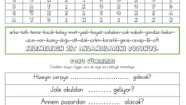 Türkçe Konu etkinlikleri