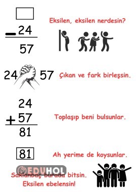 Eksileni bulma şarkısı- Ritimlerle Matematik