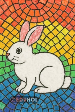 Farklı mozaik hayvan çalışması