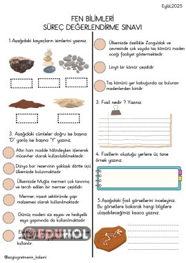 Fen Bilimleri Eylül Süreç Değerlendirme