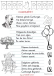 Cumhuriyet Bayramı şiir şablon