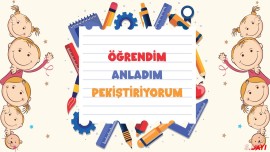 8. TEMA ÖĞRENDİM ANLADIM PEKİŞTİRİYORUM