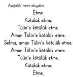 Ö SESİ KARESEL HIZLI OKUMA