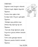 ÖĞRETMEN KONULU ŞİİR