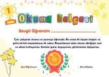 okuma belgesi