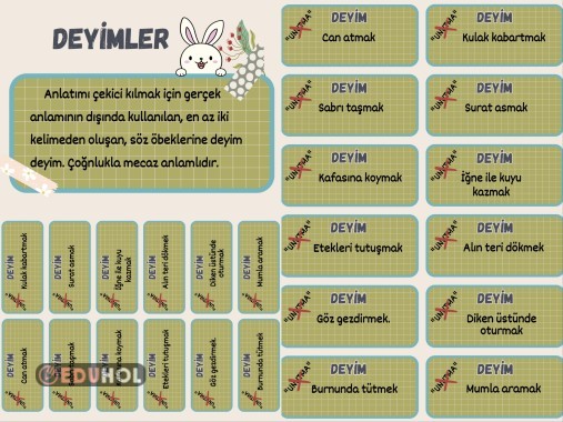 Atasözleri ve Deyimler Pano Görseli Unutma Dilimizin Zenginlikleri Şubat Ayı