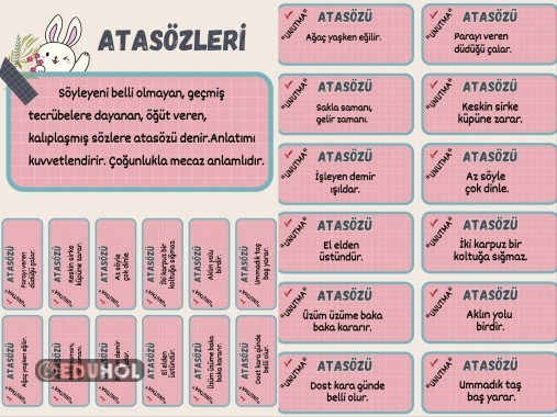 Atasözleri ve Deyimler Pano Görseli Unutma Dilimizin Zenginlikleri Şubat Ayı