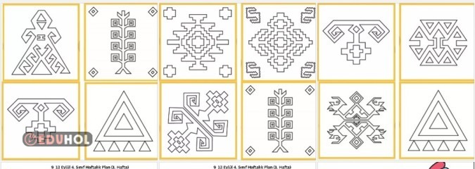 Etnik desenler boyaması