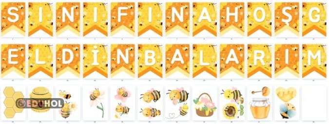 Okulun İlk Günü Hoş Geldin Flaması