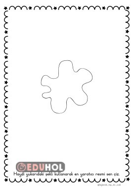 Yaratıcı resim çalışması