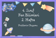 4. Sınıf Fen Bilgisi Fosiller