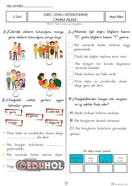 CANIM AİLEM (SÜREÇ DEĞERLENDİRME)