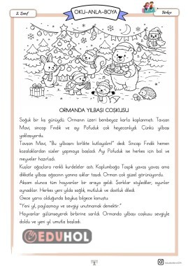 OKU-ANLA-BOYA (ORMANDA YILBAŞI COŞKUSU)