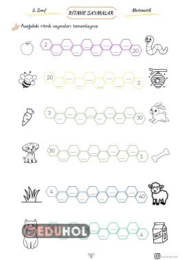 RİTMİK SAYMALAR ( 2'ŞER-3'ER-4'ER)