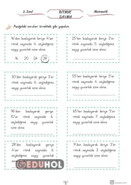 RİTMİK SAYMALAR( GENEL)