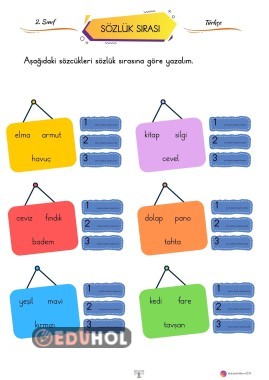 SÖZLÜK SIRASI