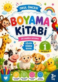 Okul Öncesi Boyama 1. Fasikül Çiftlik Hayvanları