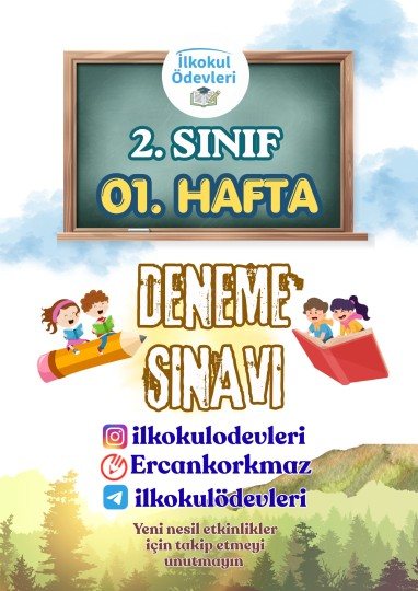2. SINIF 35 ADET HAFTALIK DENEMELER 121 SAYFA MAARİF MODELE GÖRE HAZIRLANMIŞTIR.