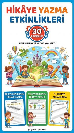 YARATICI HİKAYE YAZMA (30 ETKİNLİK)